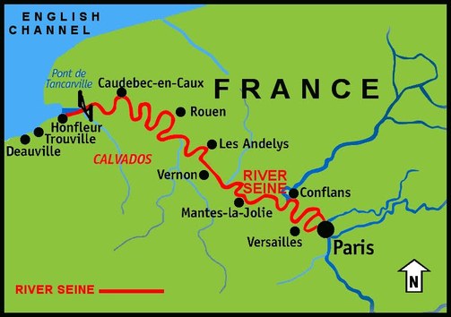Seine River Map Location